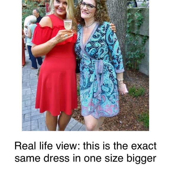 🆕ASOS Ruffle Cold Shoulder Skater Dress✨NWT! - Picture 7 of 11